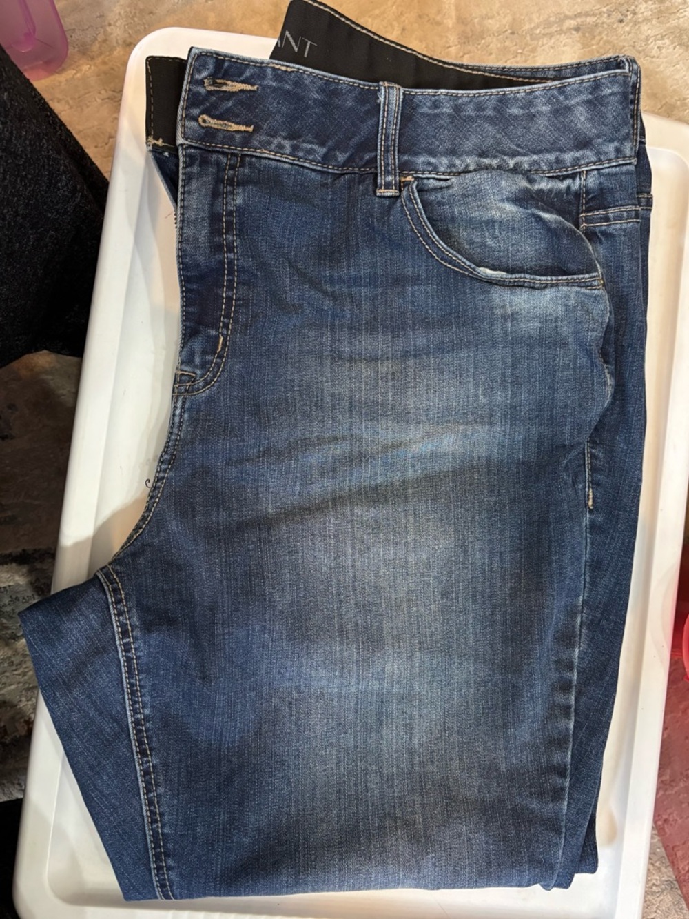 Lane Bryant 22S Bootcut Jeans with Tighter Tummy Technology EUC